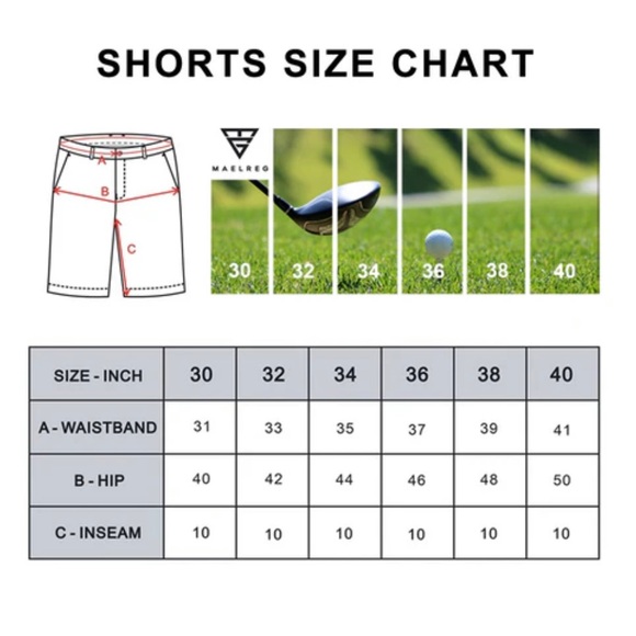 10” Inseam Striped Golf Shorts in Nantucket Red - Picture 8 of 9